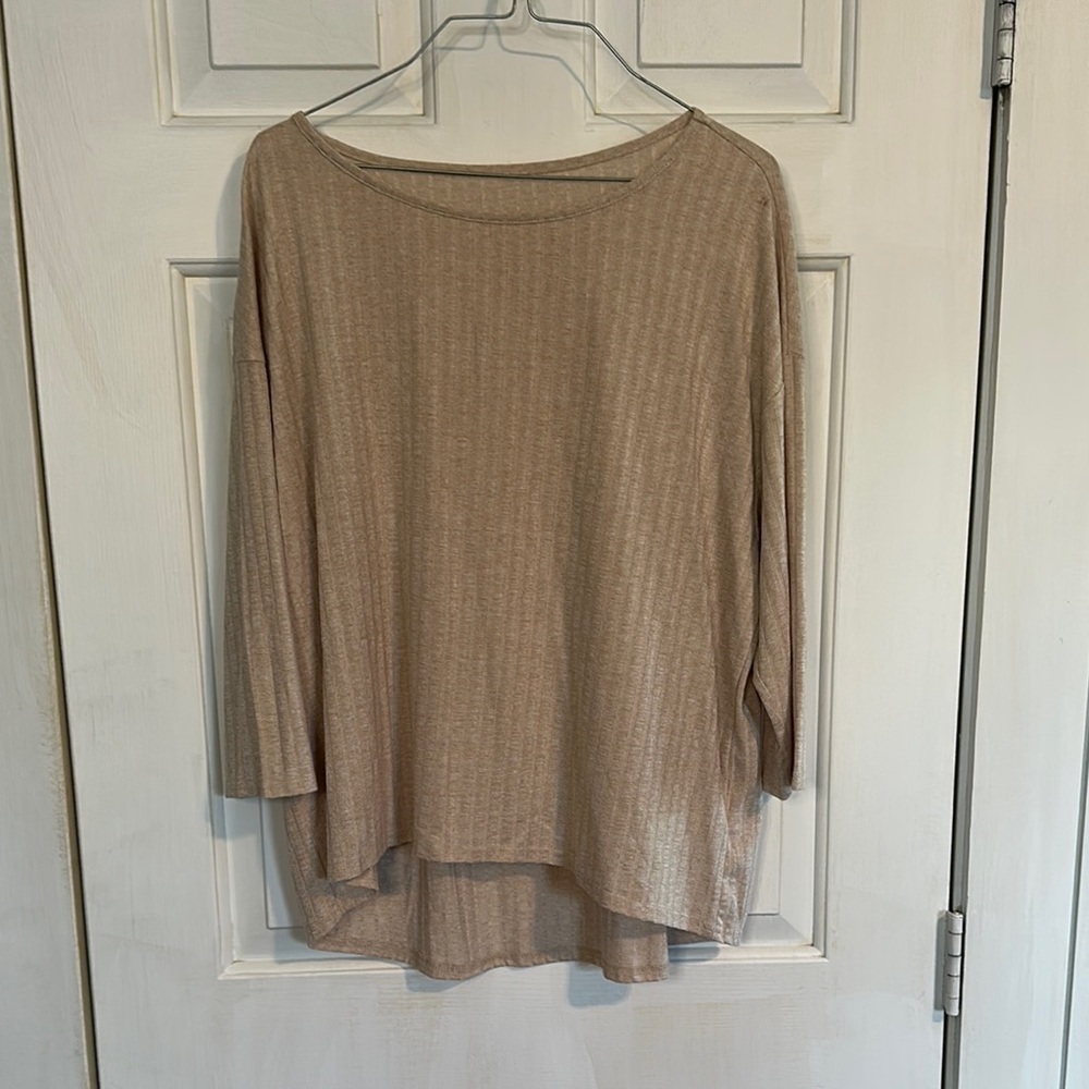 SHEIN tan woman’s top size large